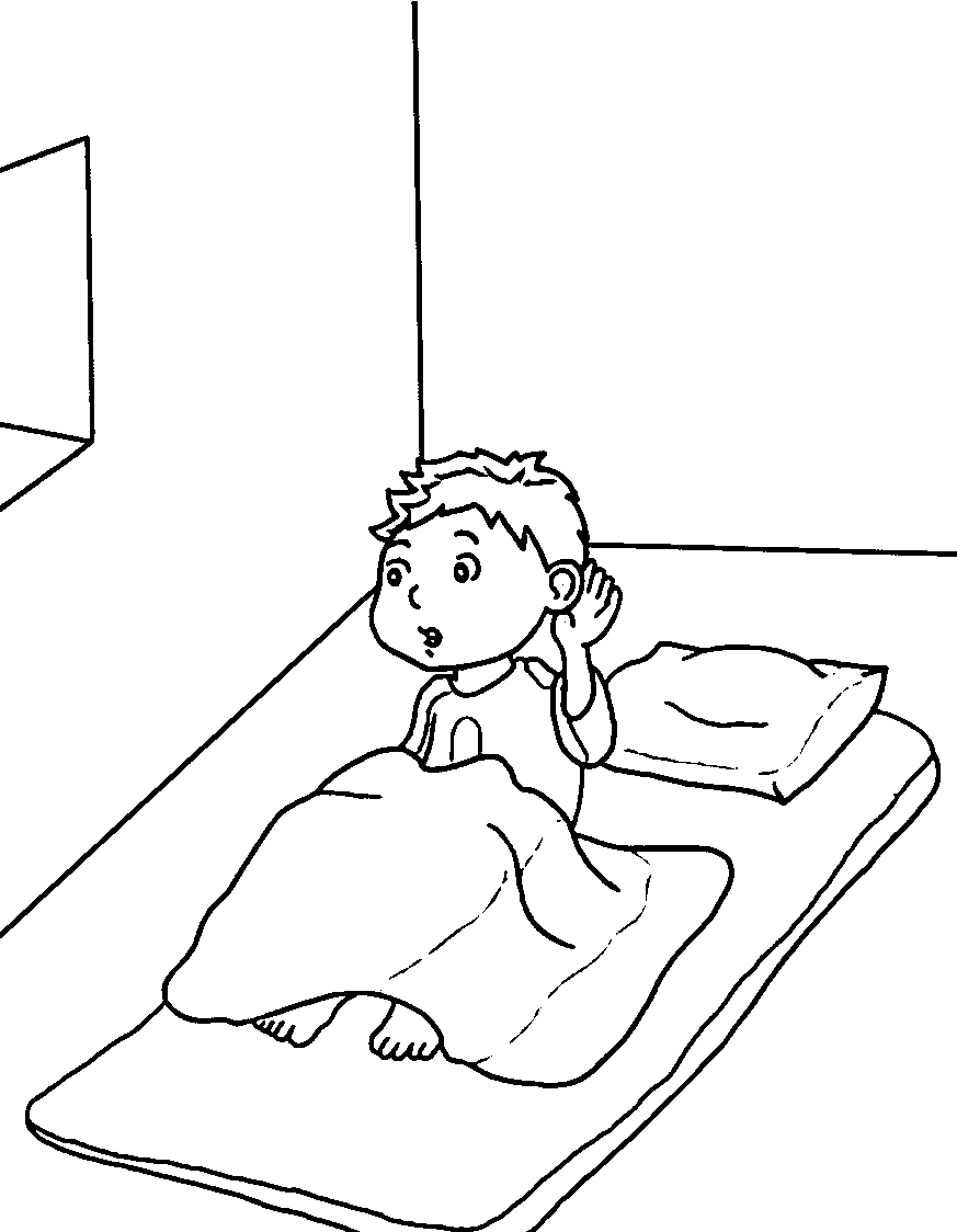 God Speaks To Samuel Coloring Page | Wecoloringpage