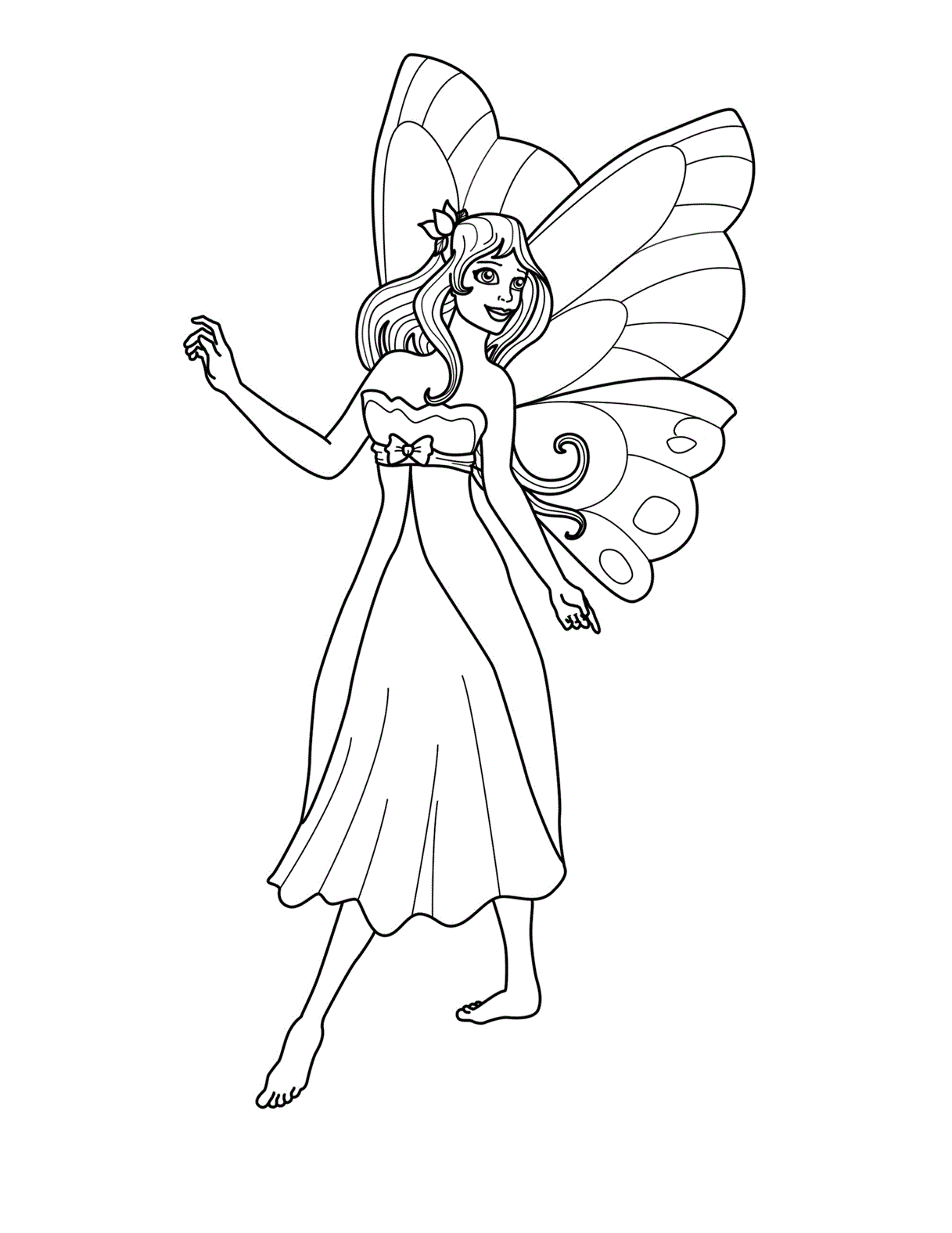 Free Printable Fairy Coloring Pages For Kids   Coloring Home