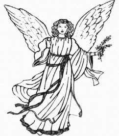 Printable Angel Coloring Pages For Kids And For Adults Coloring Home