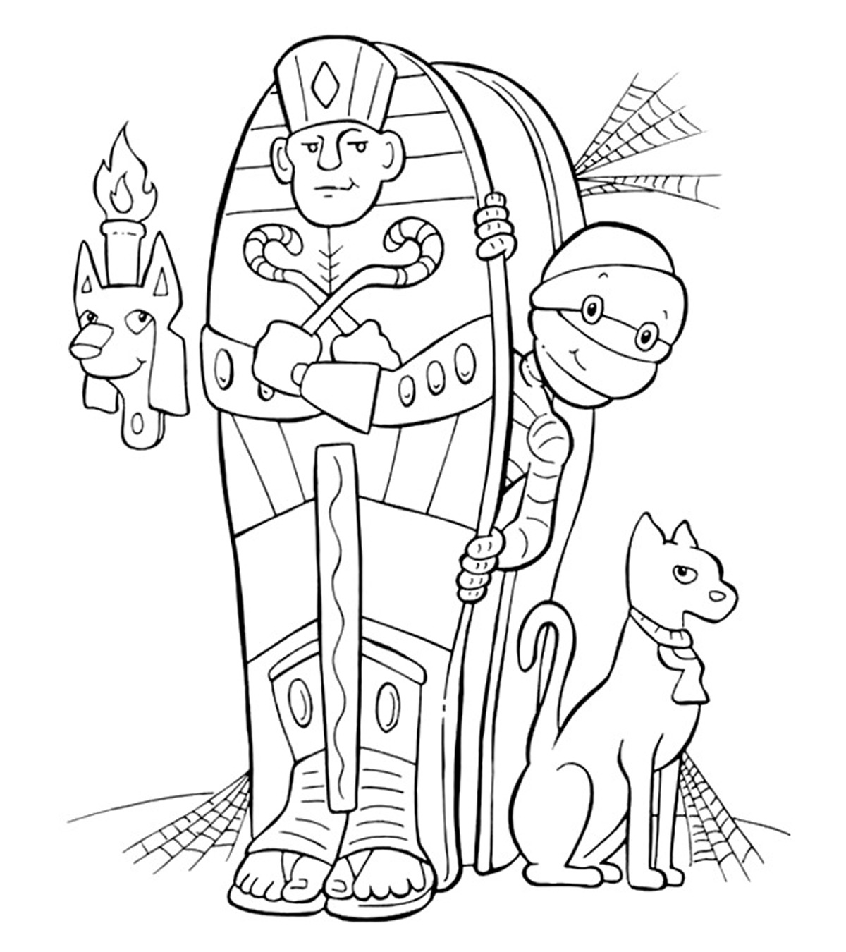 Pyramids Coloring Pages - Coloring Home