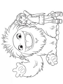 coloring pages of Abominablekids-n-fun.com