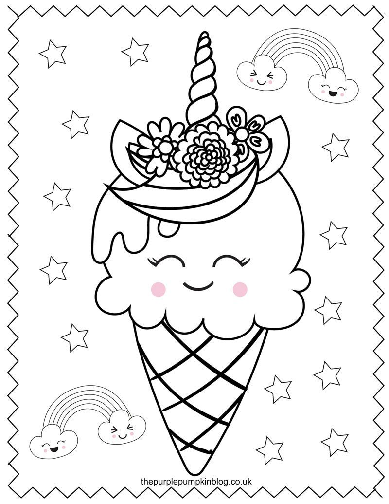 Super Sweet Unicorn Coloring Pages Free Printable Colouring Book Coloring Home