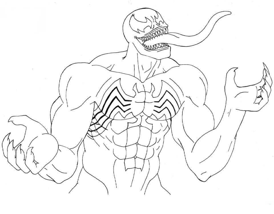Anti Venom Coloring Pages : Venom Game Coloring Pages On Windows Pc