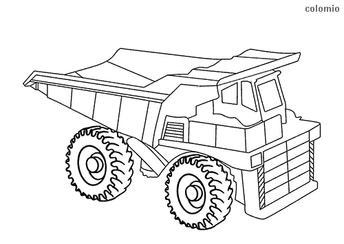 Trucks coloring pages » Free & Printable » Truck coloring sheets