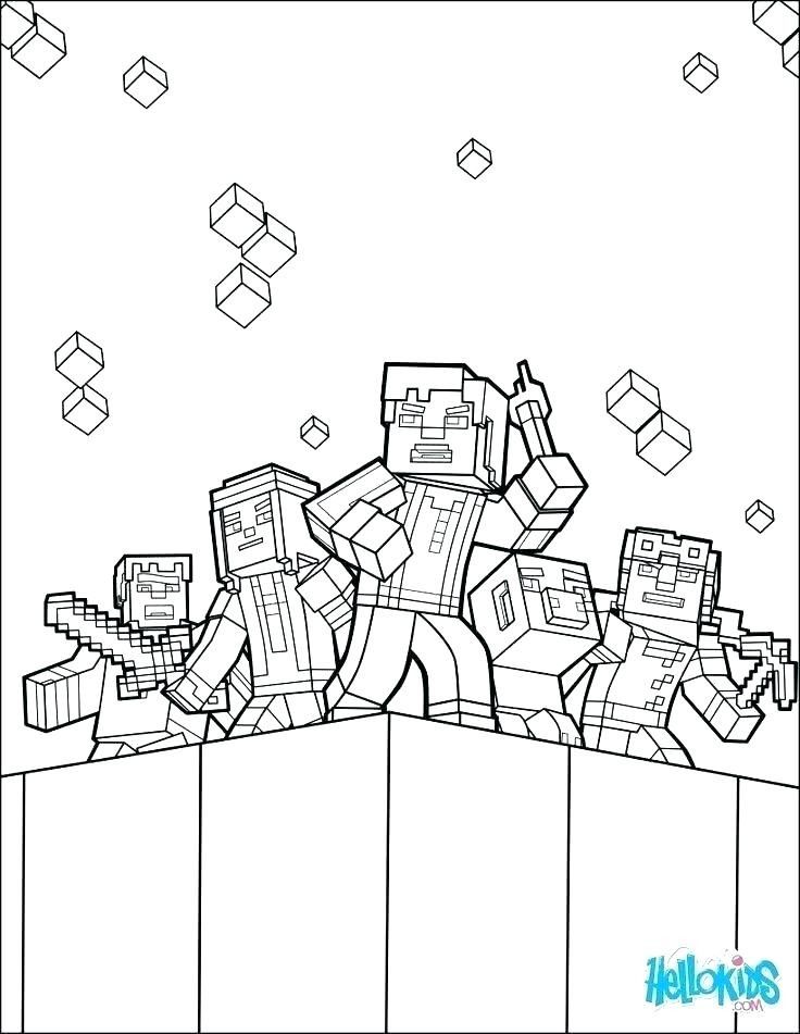Printable Minecraft Coloring Page - youngandtae.com | Minecraft coloring  pages, Pokemon coloring pages, Lego coloring pages
