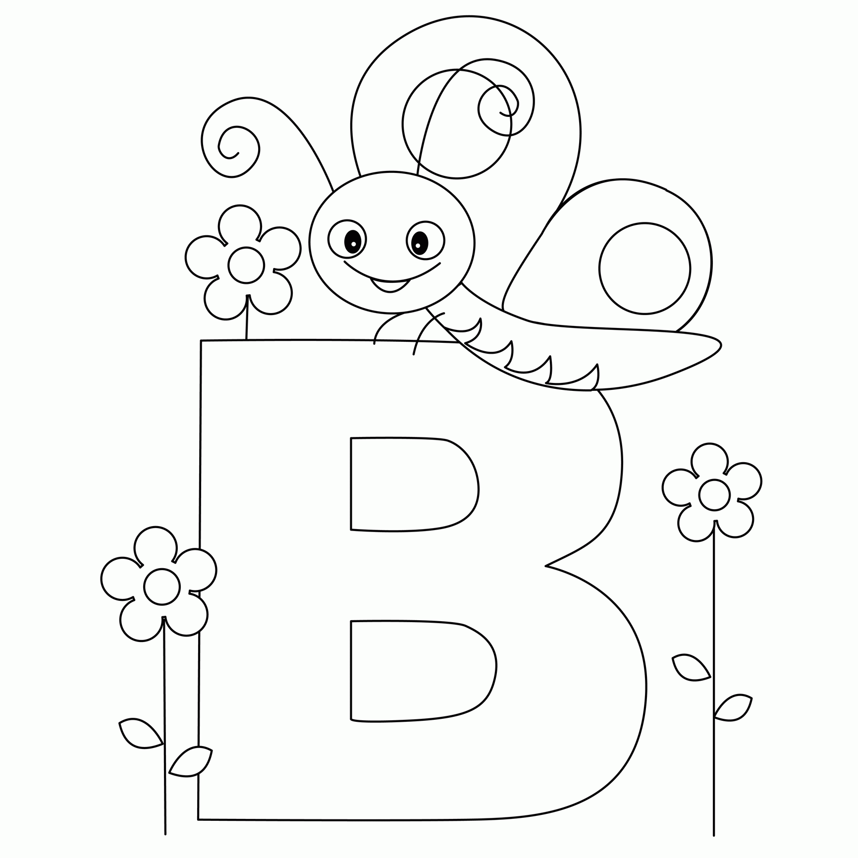 Animal Coloring Pages Abc - Coloring Pages For All Ages - Coloring Home