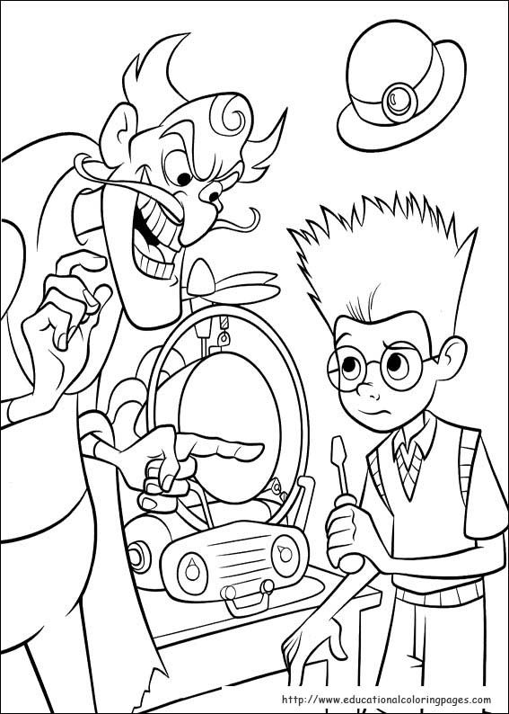 Meet the Robinsons Coloring - Educational Fun Kids Coloring Pages ...
