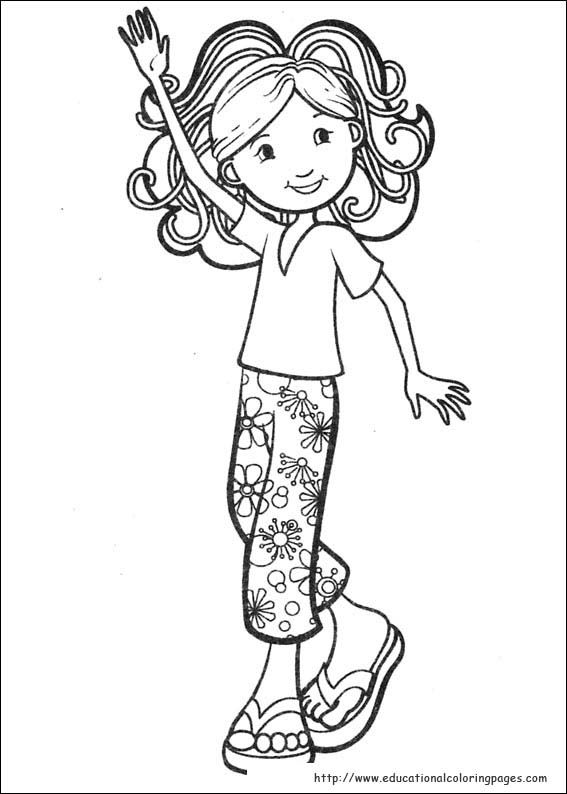 Groovy Girls Coloring Pages free For Kids