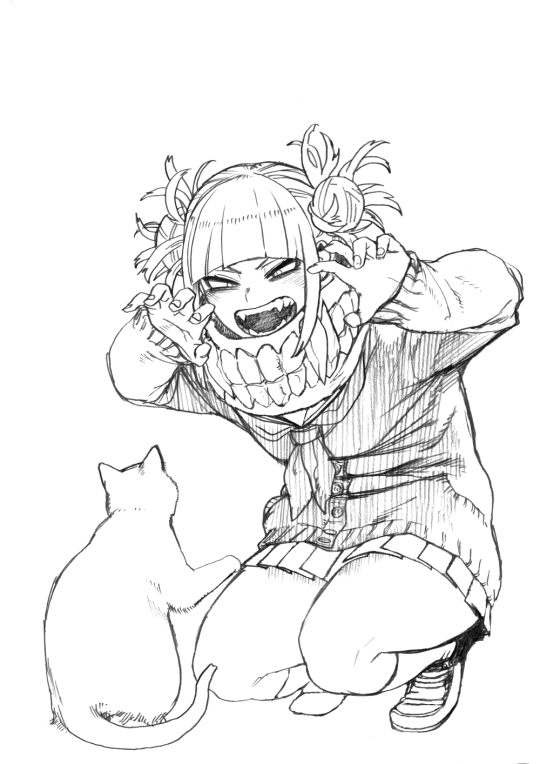 Manga spoilers on this blog!!! — colored the toga sketches! The clean  version!!! i...