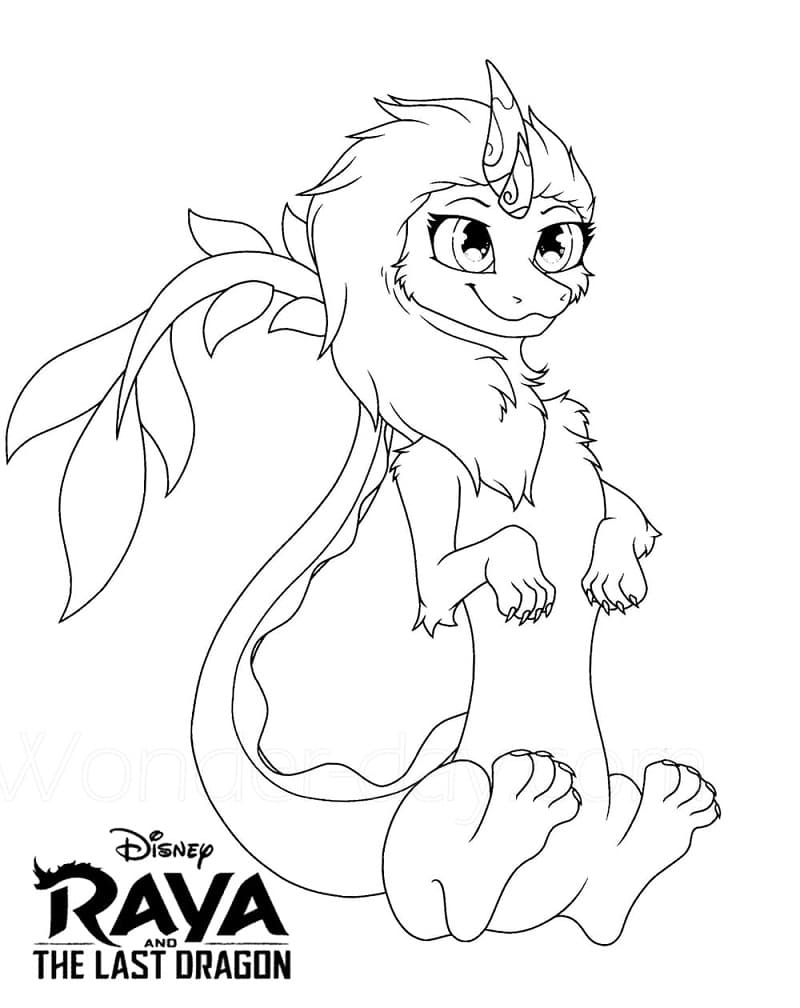 Cute Sisu Coloring Page - Free Printable Coloring Pages for Kids