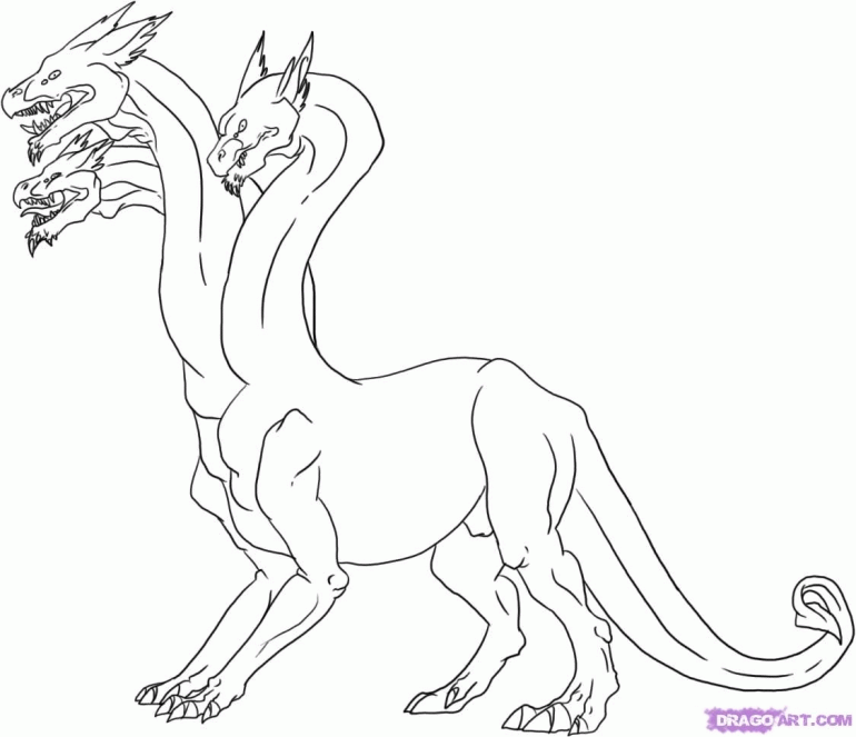 Mythological creatures coloring pages download and print for free