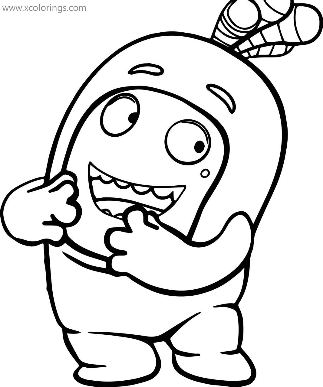 Oddbods Coloring Pages - Coloring Home