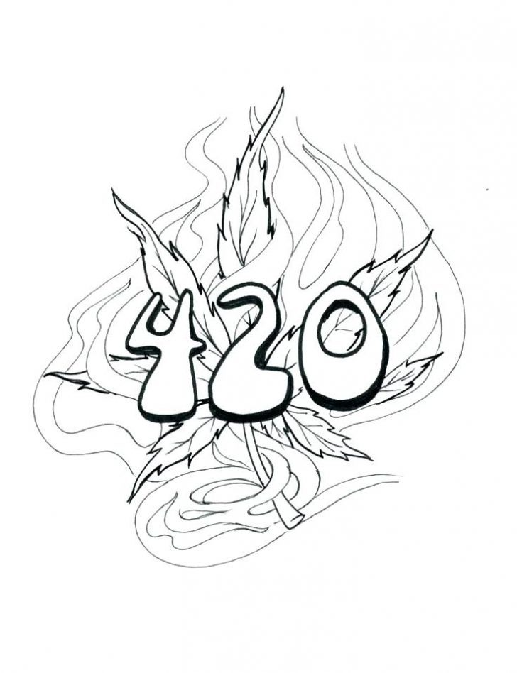 420 Coloring Pages.