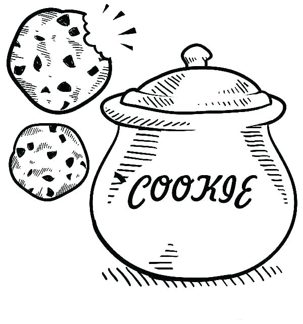 Cookies And Milk Coloring Pages - Coloring Home