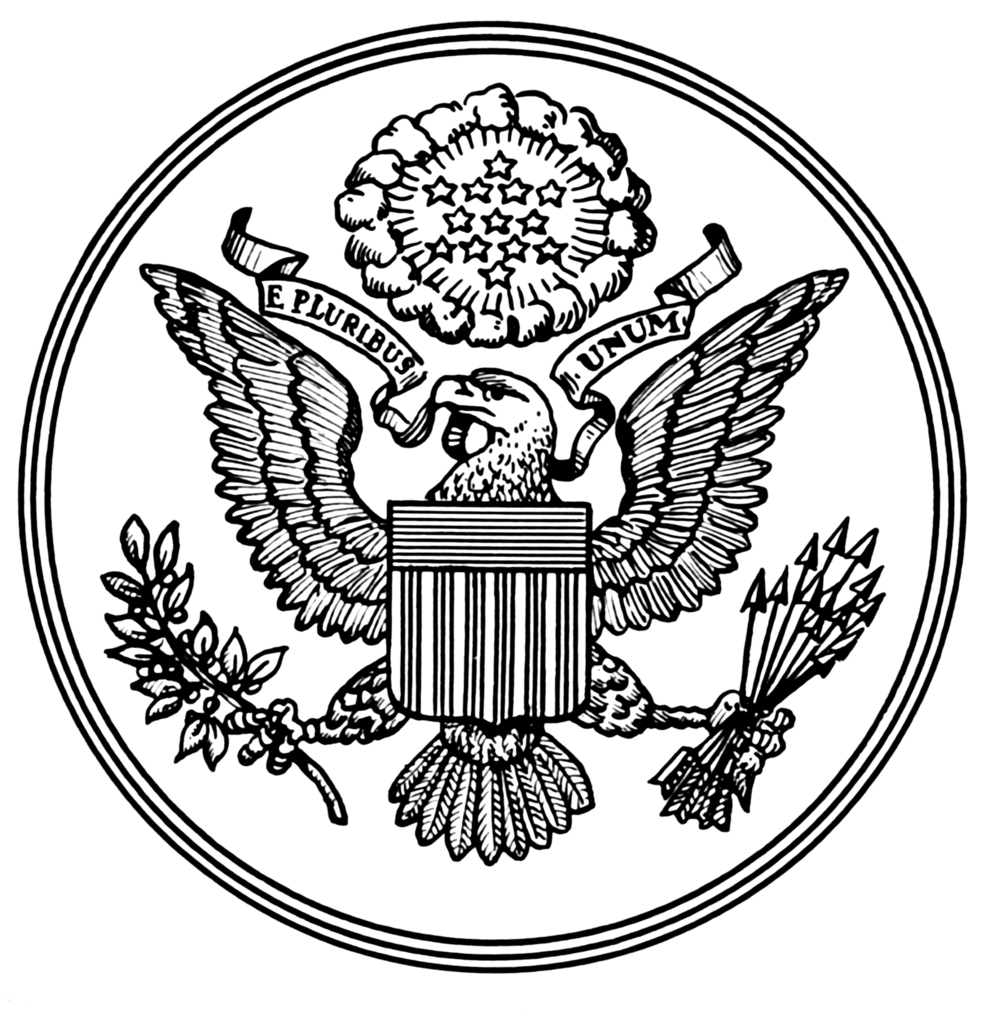 Great Seal Of The United States Coloring Page - Coloring Home