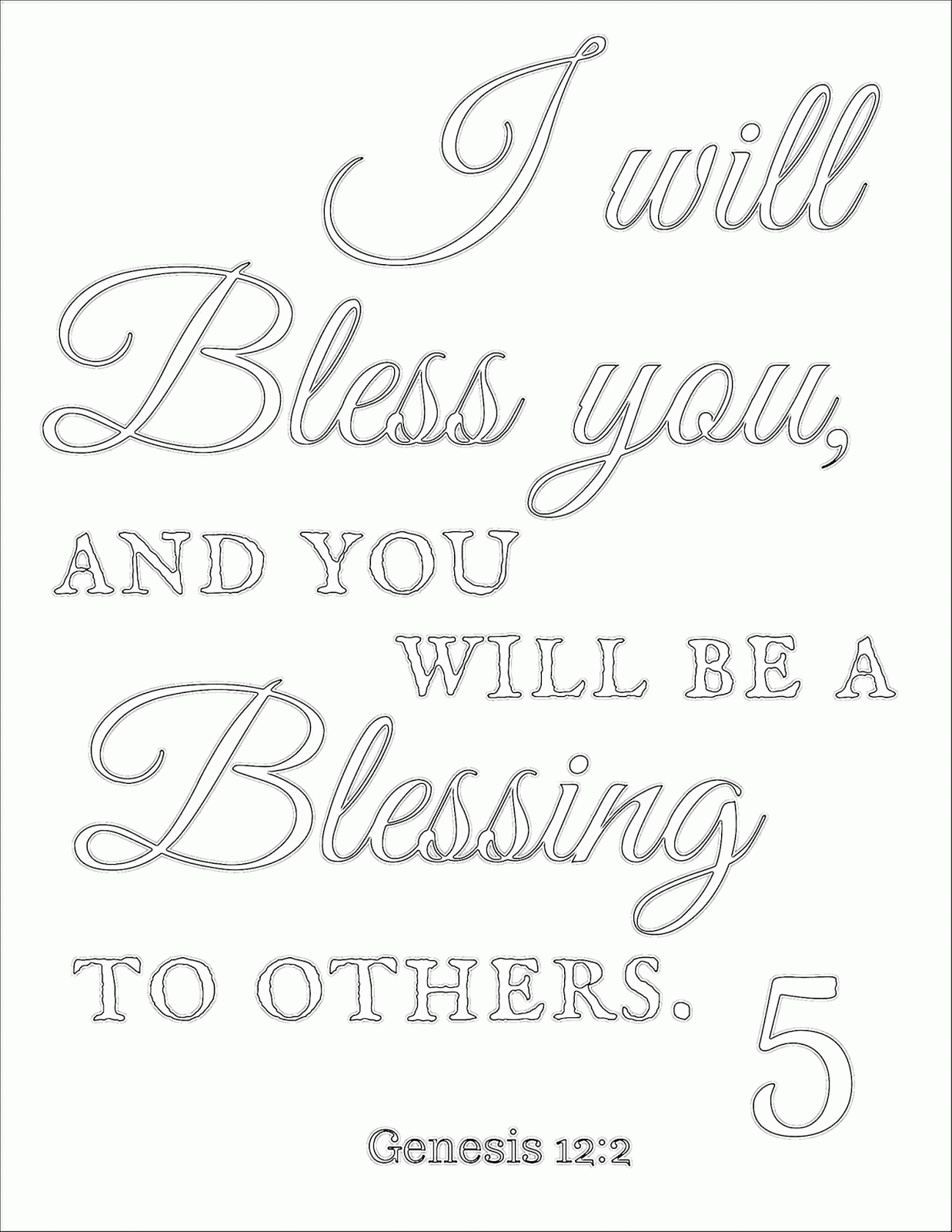 Jesse Tree Day 5 Scripture coloring page - The Prudent Pantry: Jesse Tree Scripture Coloring Pages