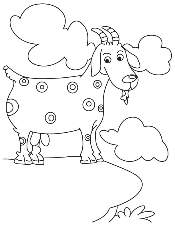 Pygmy Goats Coloring Page - Coloring Home