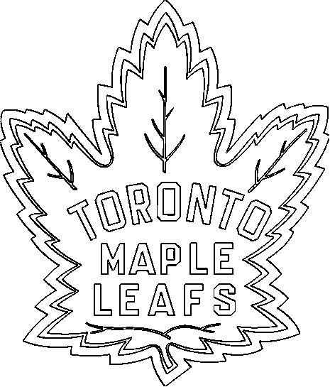 Pin by Kevin Sherwood on gift for brother | Leaf coloring page, Toronto  maple leafs logo, Coloring pages