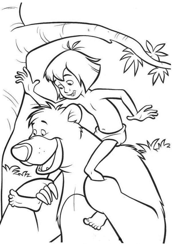 8 Pics of The Jungle Book 2 Coloring Pages - Free Jungle Coloring ...