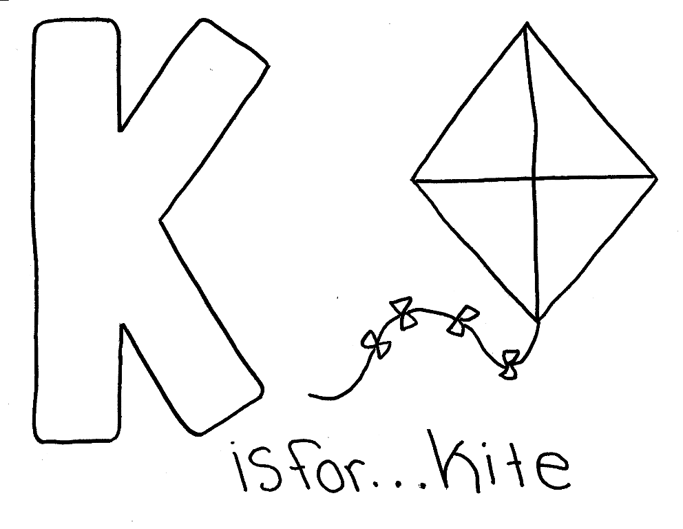 The Letter K Coloring Pages - Coloring Home