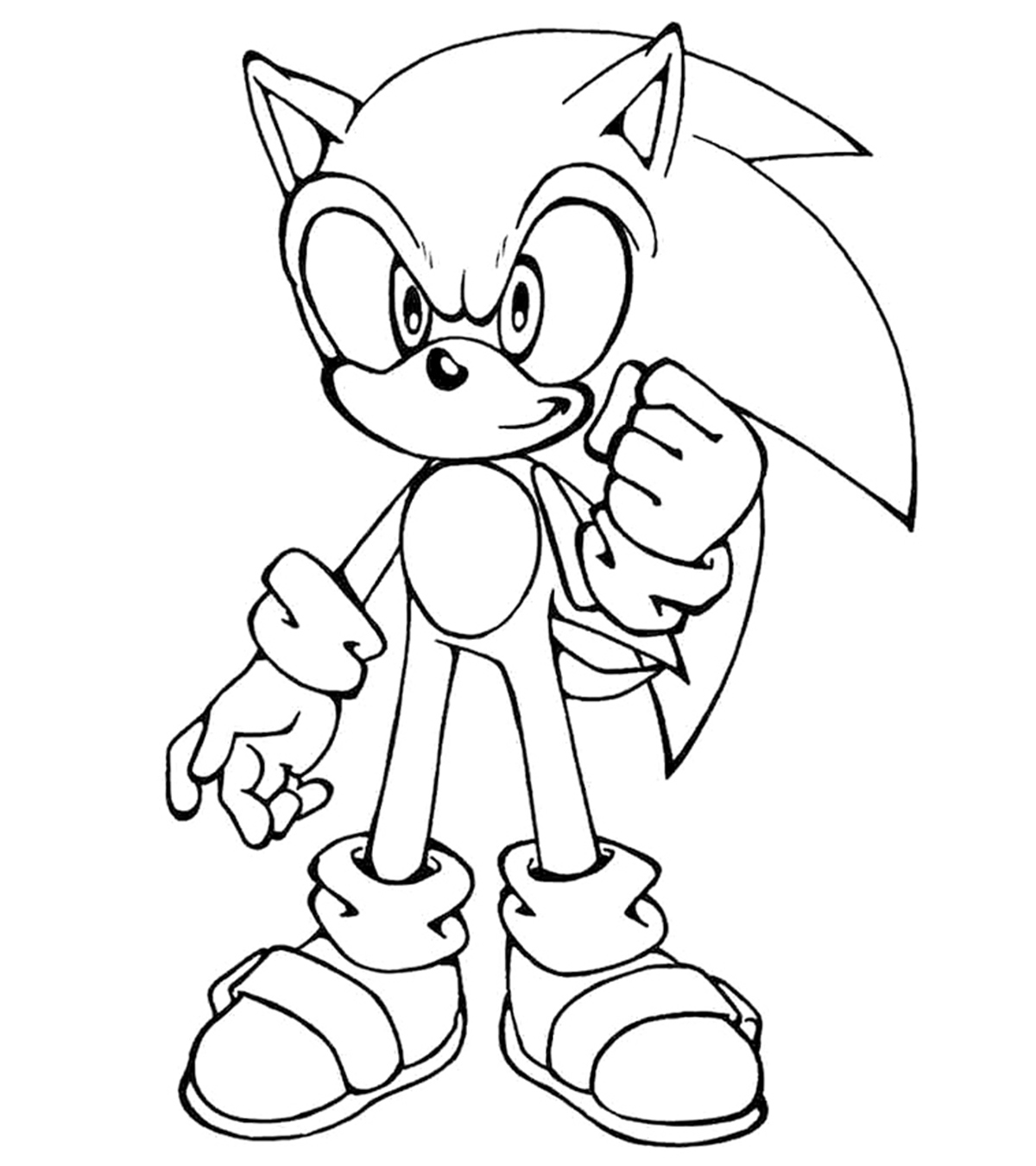 sonic printable coloring pages for kids Sonic coloring pages hedgehog printable kids print
