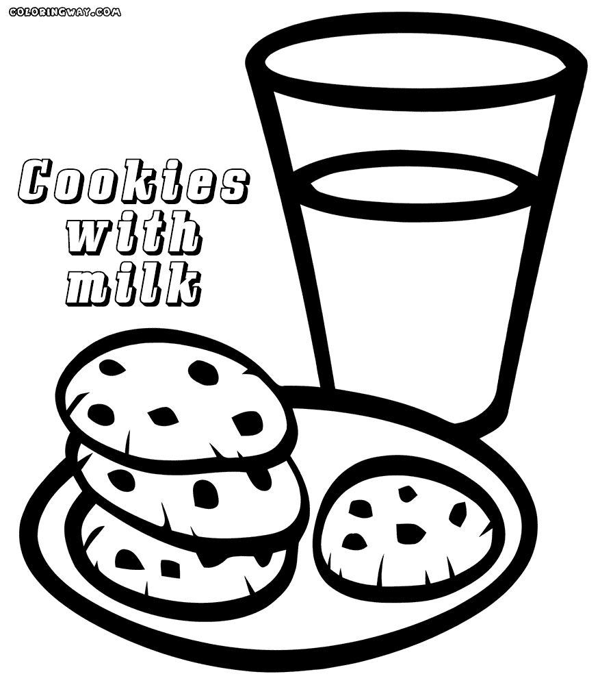 Cookies coloring pages | Coloring pages to download and print