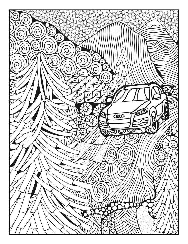 Audi and Mercedes release coloring pages to battle quarantine ...
