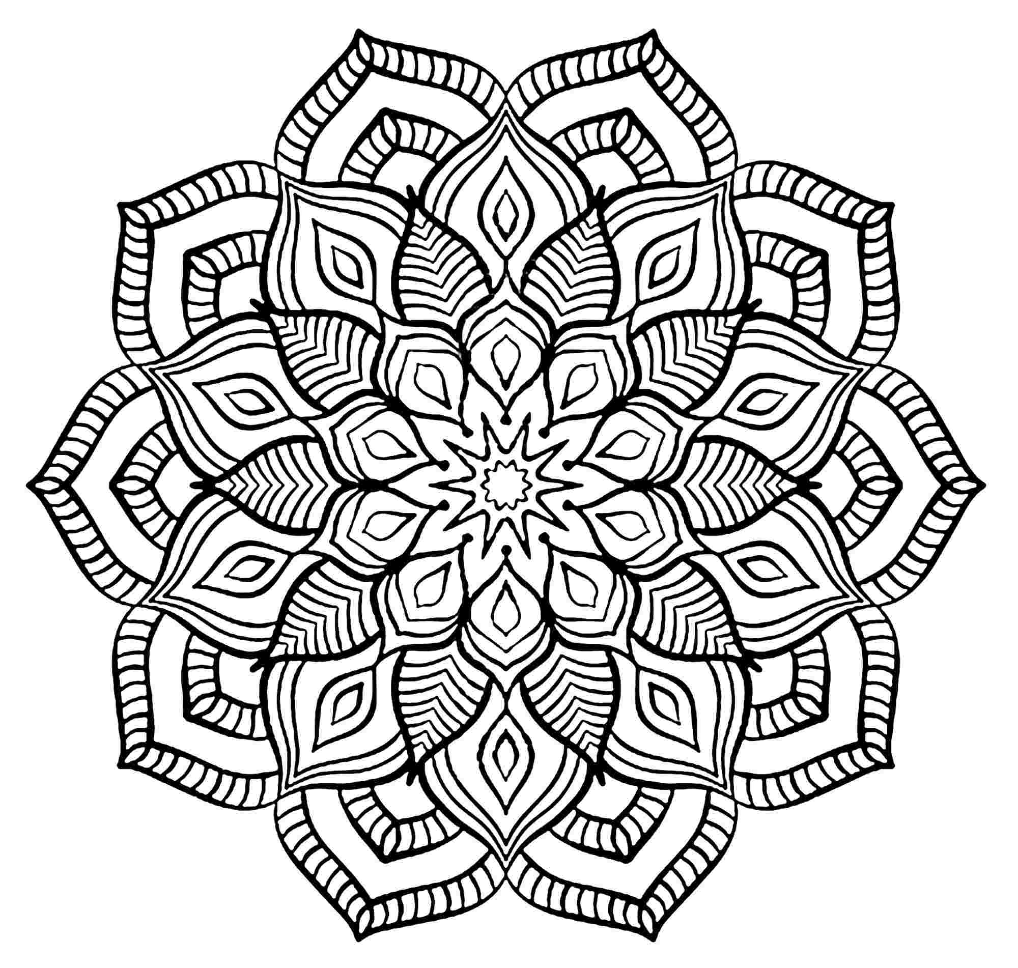 Coloring Pages : Small Mandala Coloring Huangfei Info Free ...