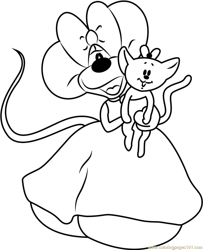 Diddlina with Milimits Coloring Page - Free Diddlina Coloring ...