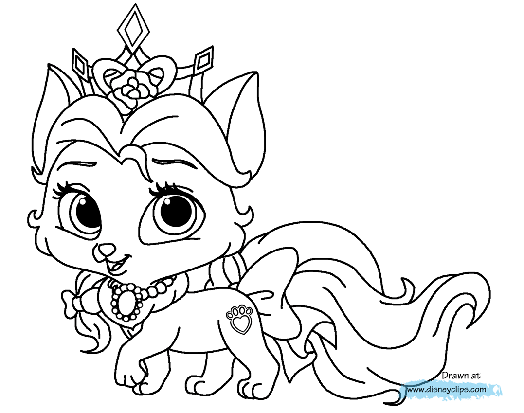 Palace Pets Coloring Pages ...
