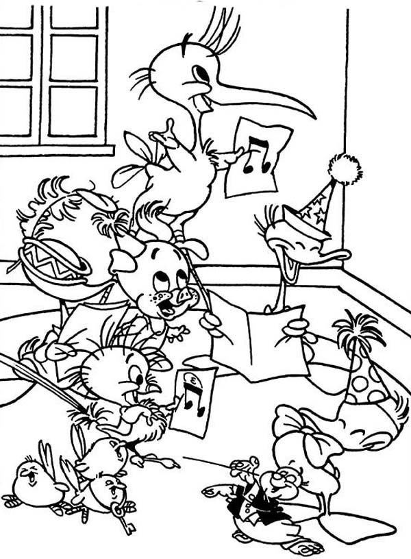 Alfred Jodocus Kwak and Friends Singing Together on Birthday Party ...
