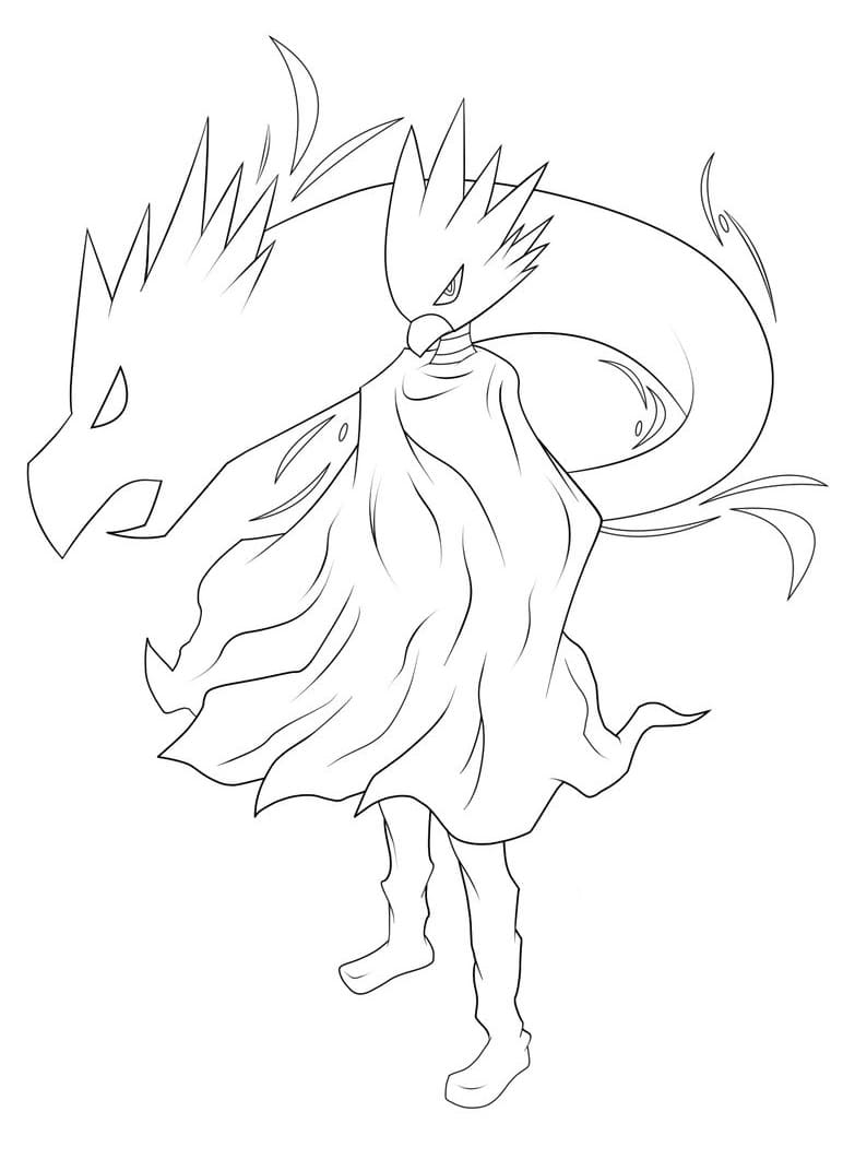 Fumikage Tokoyami Coloring Pages - Free Printable Coloring Pages for Kids