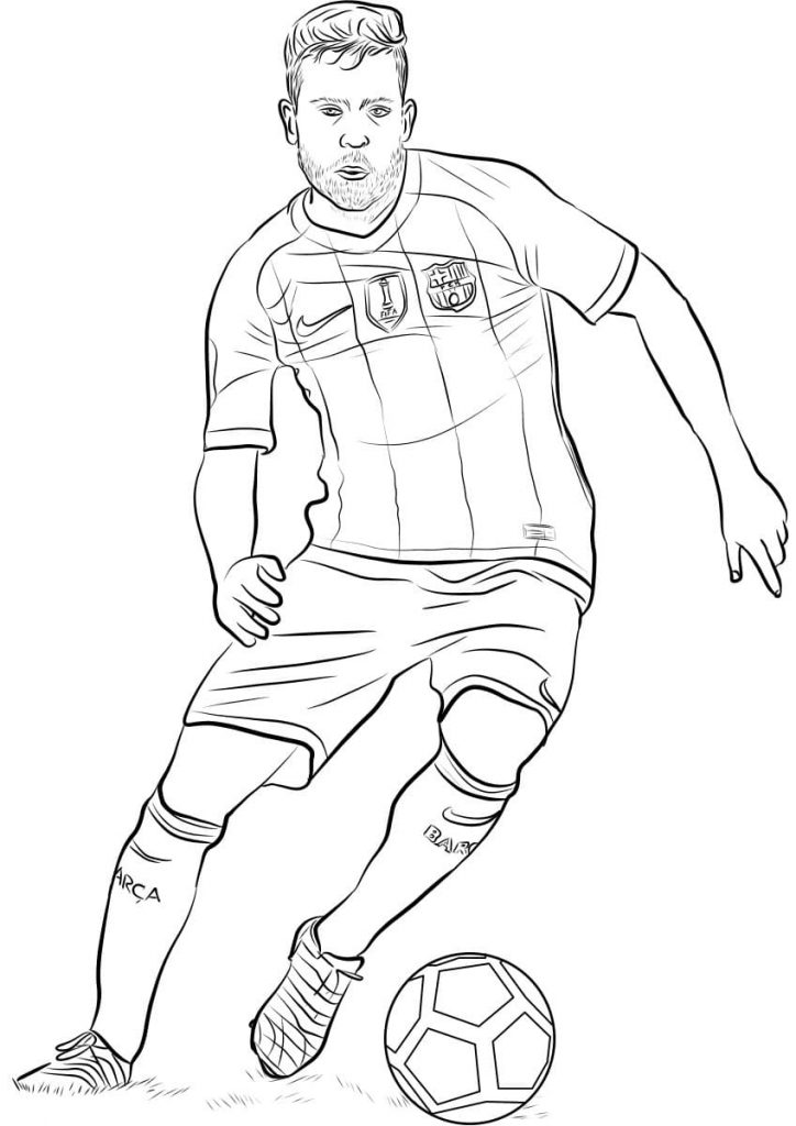 Football Coloring Page. Free Coloring Page For Kids - Coloring Home