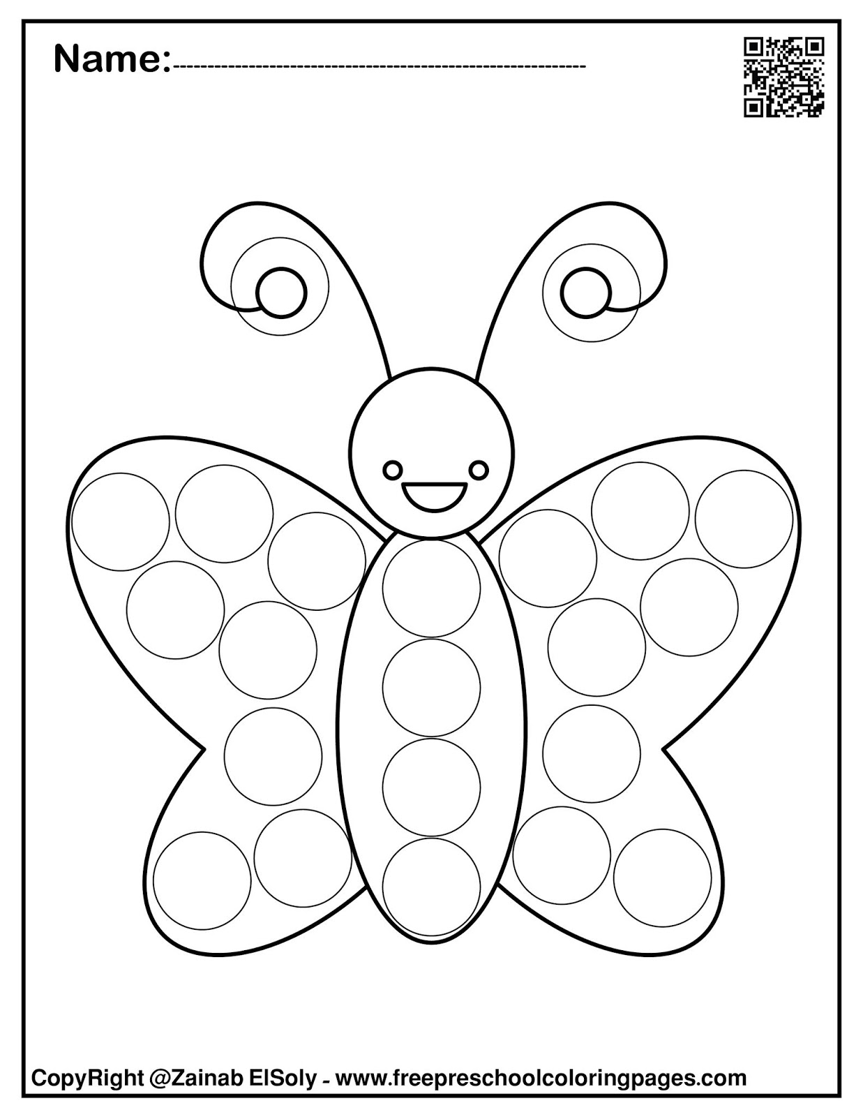 Do A Dot Art Coloring Pages Coloring Home