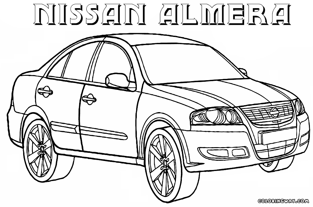 Nissan coloring pages | Coloring pages to download and print