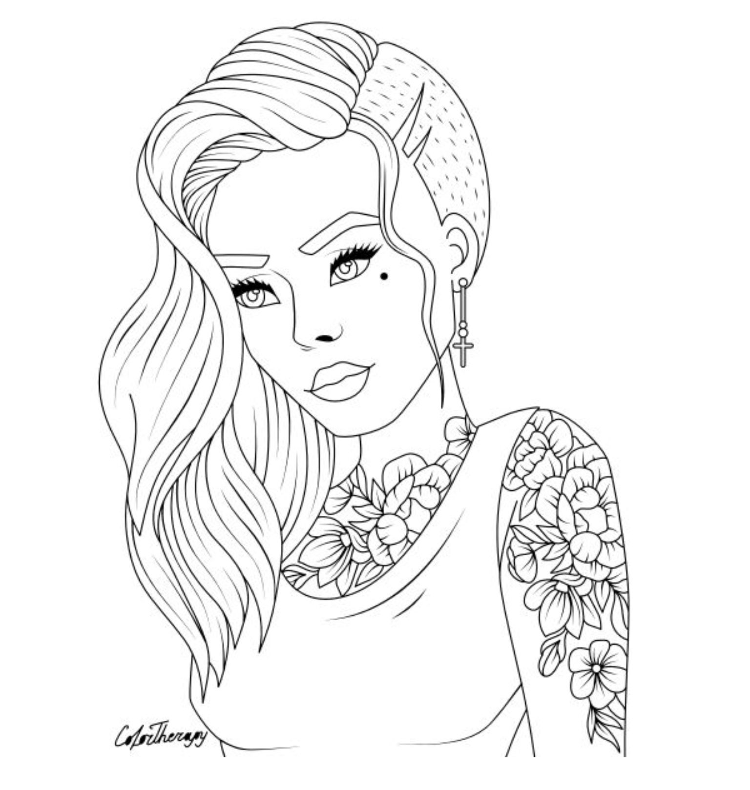 Coloring Pages  People Coloring Pages How To Draw Cute People ...