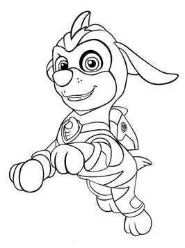 Kids-n-fun.com | 24 coloring pages of Paw Patrol Mighty Pups