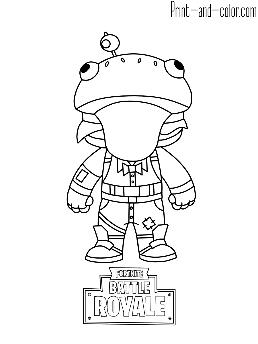 Fortnite Logo Coloring Pages   Coloring Home