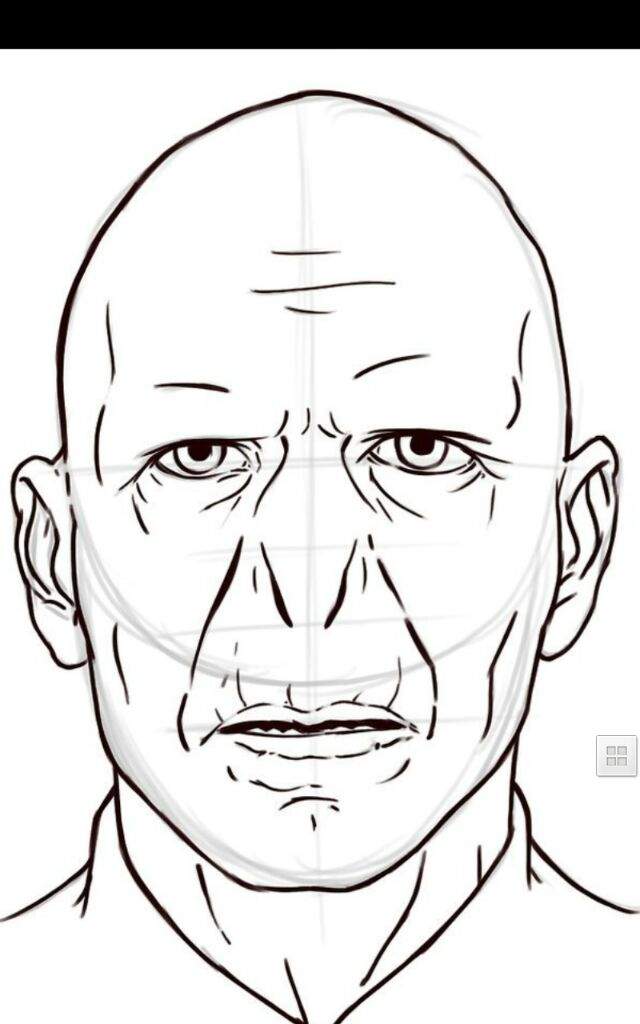 How I Drew Lord Voldemort. Harry Potter Amino - Coloring Home