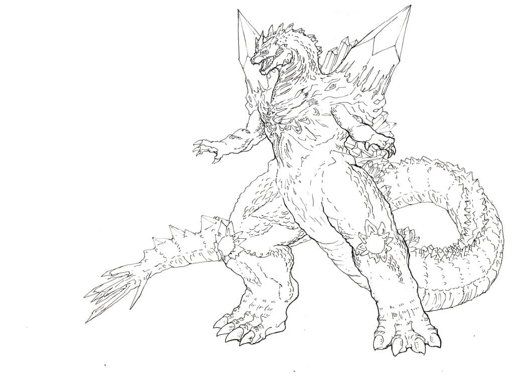 Godzilla Coloring Pages. Print Monster For Free