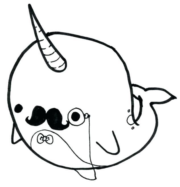 ccbc events kawaii cute narwhal coloring page coloring home