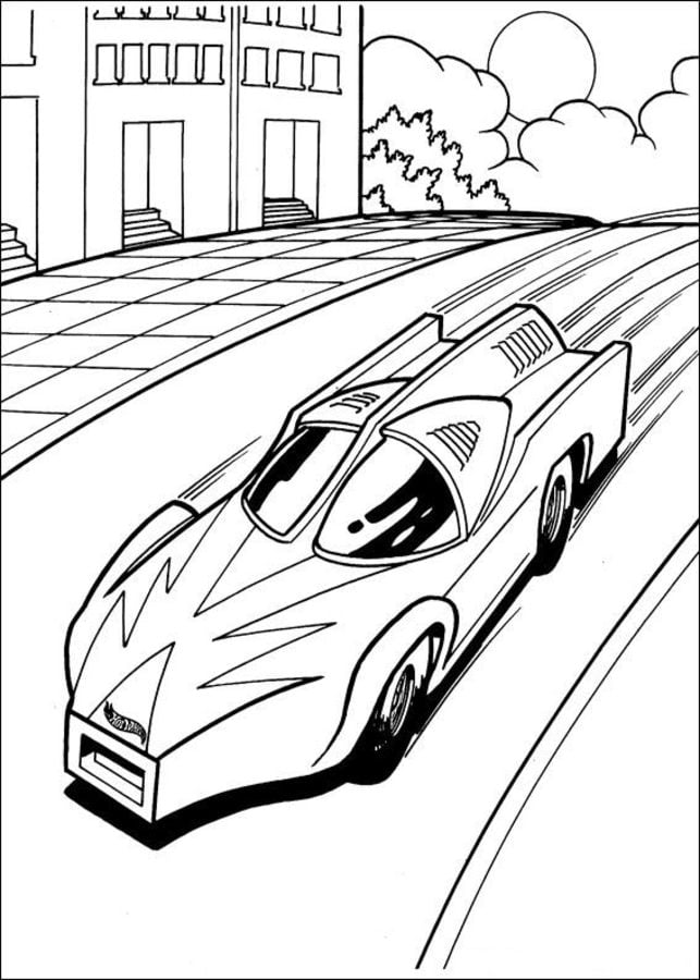 Coloring pages: Hot wheels, printable for kids & adults, free