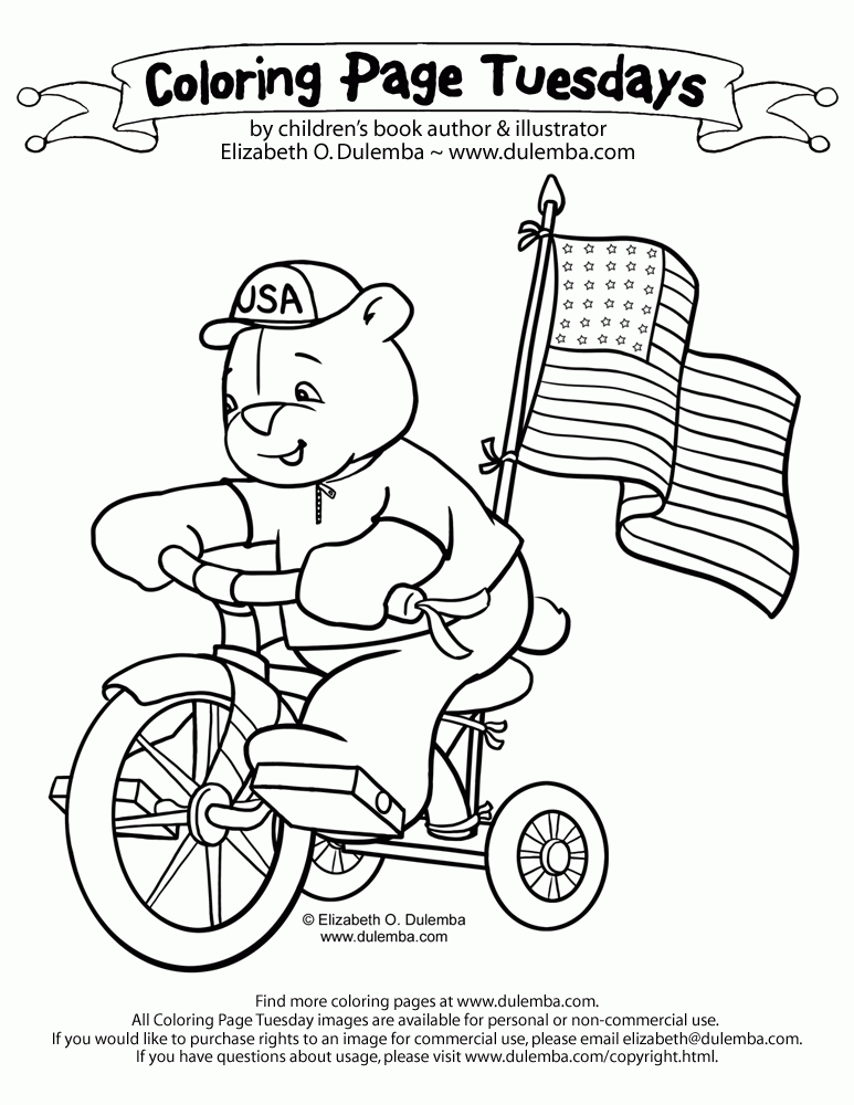 Bicycle Safety - Coloring Pages for Kids and for Adults