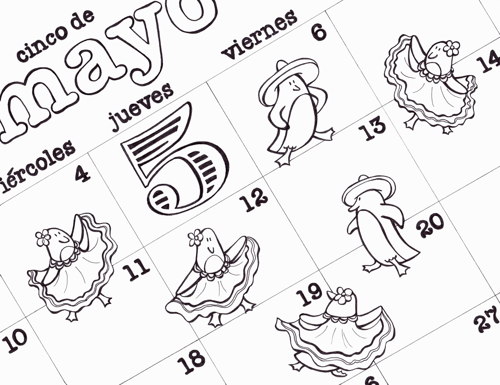 Free Printable Cinco De Mayo Coloring Pages For Kids - Best ...