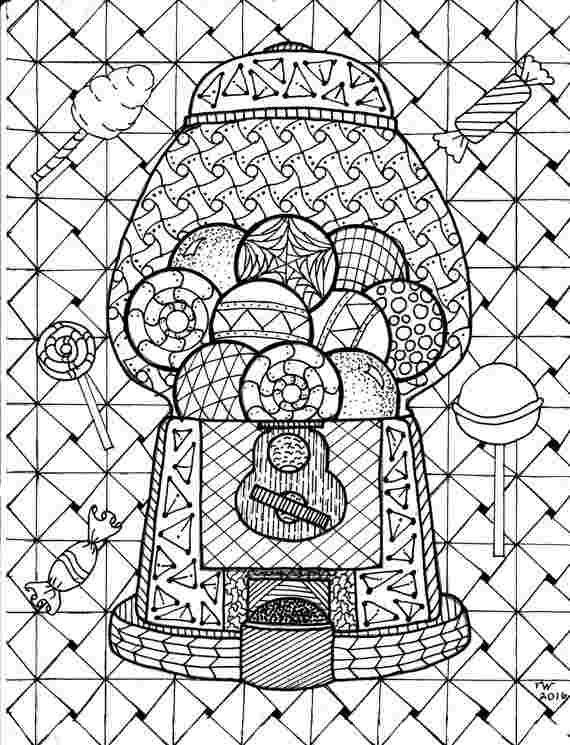 coloring pages pdf for adults items similar to gumball ...