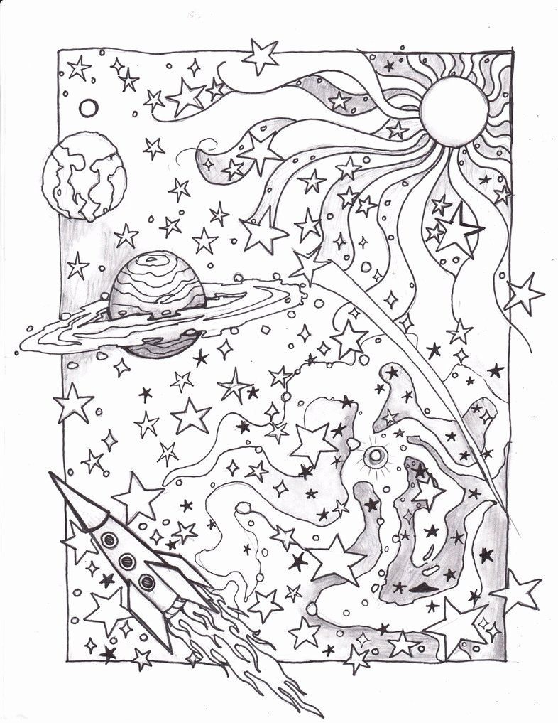 Coloring Pages Of Space Fresh Popular Aesthetic Space Tumblr ...