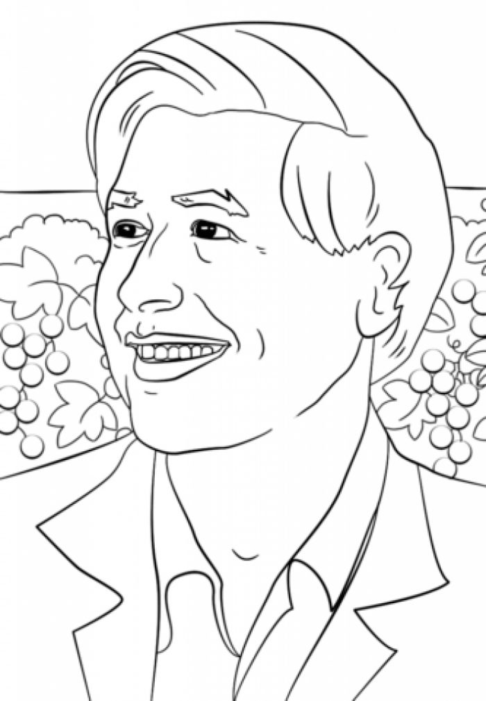 Cesar Chavez Coloring Pages Coloring Home