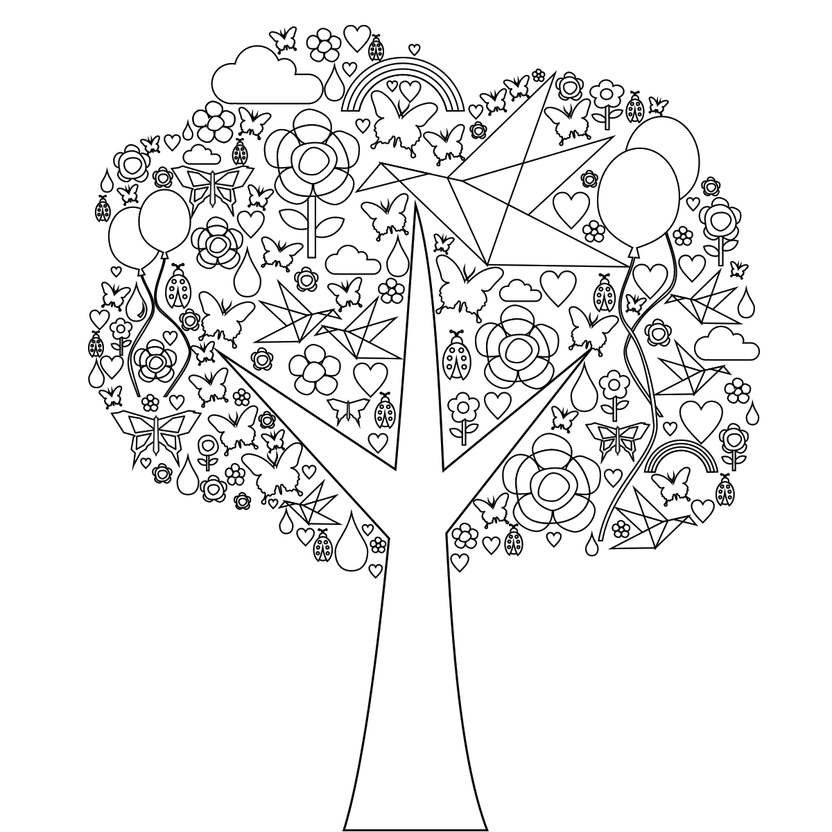 Tree of Life Coloring Page