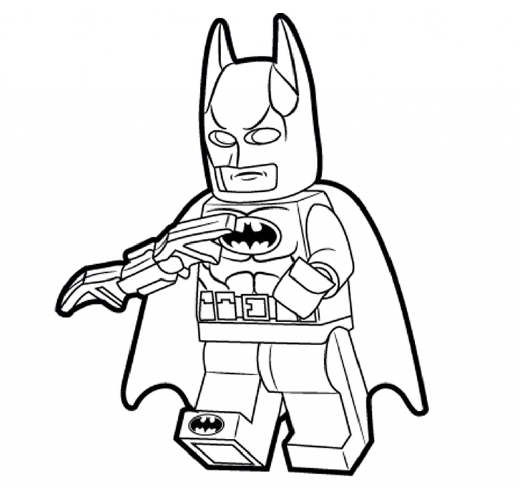 Amazing and also Beautiful Batman Lego Coloring Pages with regard ...