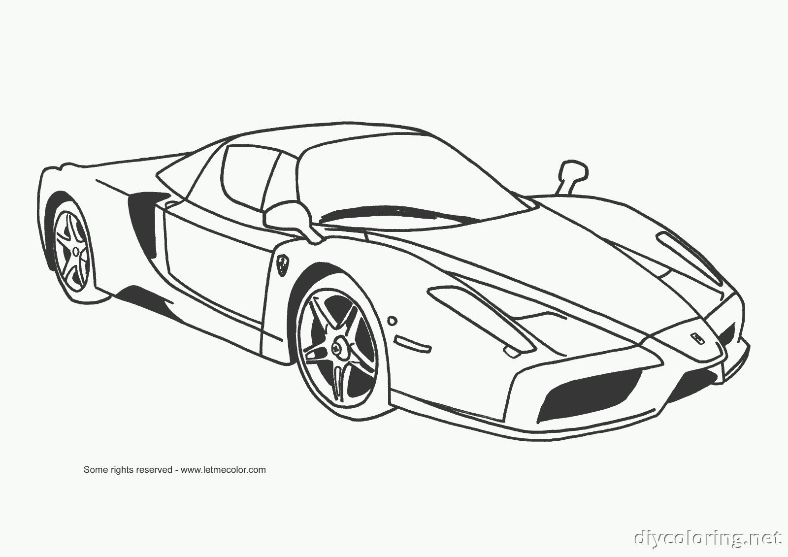 Free Car Coloring Pages : 32 Image Collections - Gianfreda.net